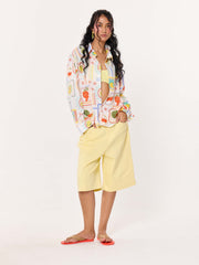 Juicy Days Printed Cropped Shirt